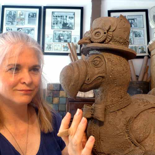 Dodo Aristocrat Demo by Tracy Wright Zoo Ceramics