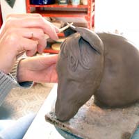 Zoo Ceramaics Pottery Classes Carving