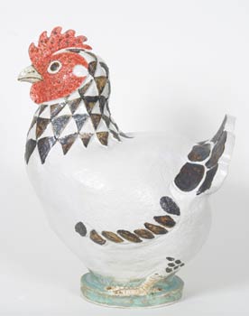 Silver Sussex Hen by Tracy Wright