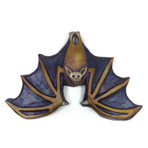 Bat Plaque Large by Zoo Ceramics