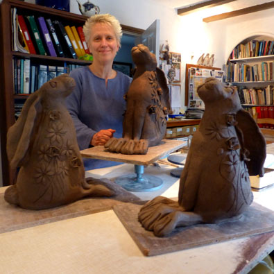 Maggie Betley Zoo Ceramics Hares